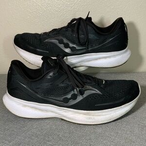 Saucony Men’s Ride 15 Running Shoes Size 12 Black